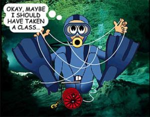 Learn proper cave diving