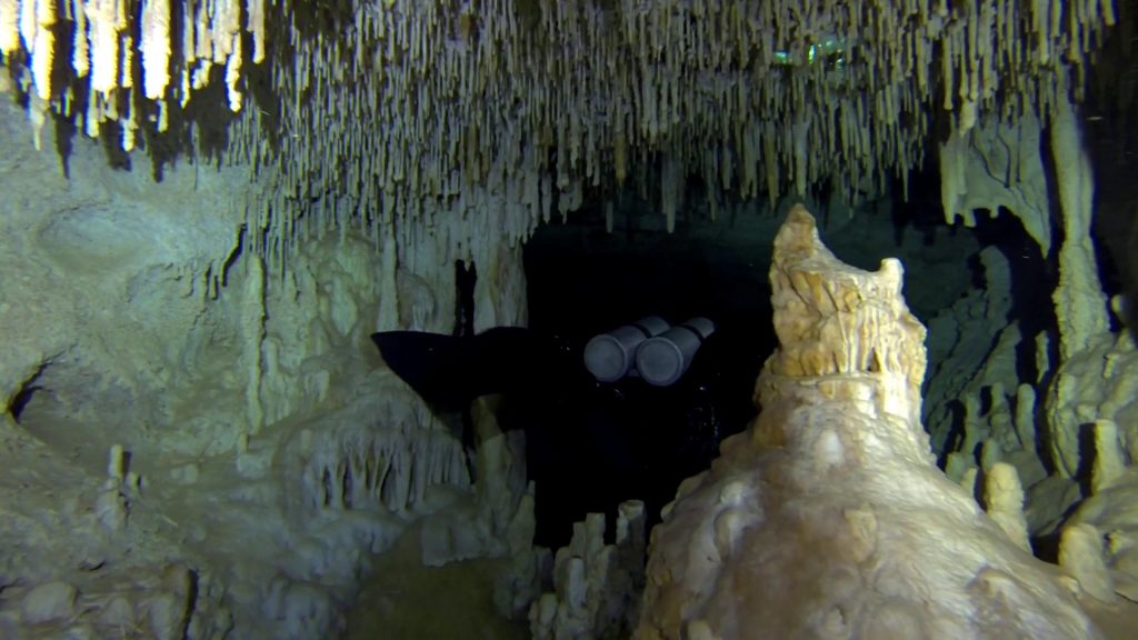 cave diving in playa del carmen, mexico