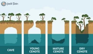 types of cenotes